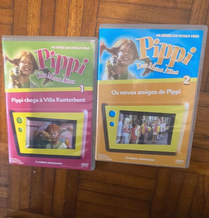 DVD da Pippi das meias altas