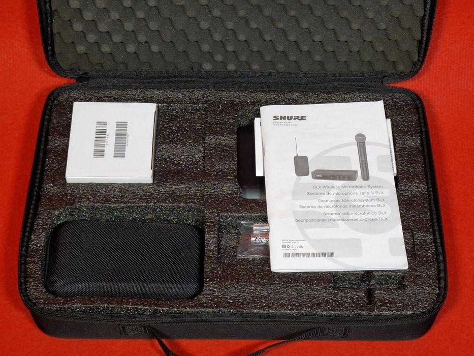 Mikrofon bezprzewodowy SHURE BLX z bodypackiem i mikrofonem nagłownym