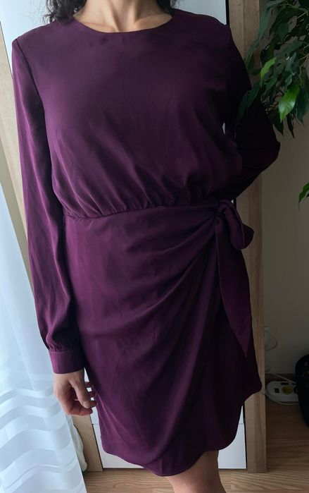 Sukienka bordowa Mohito 34