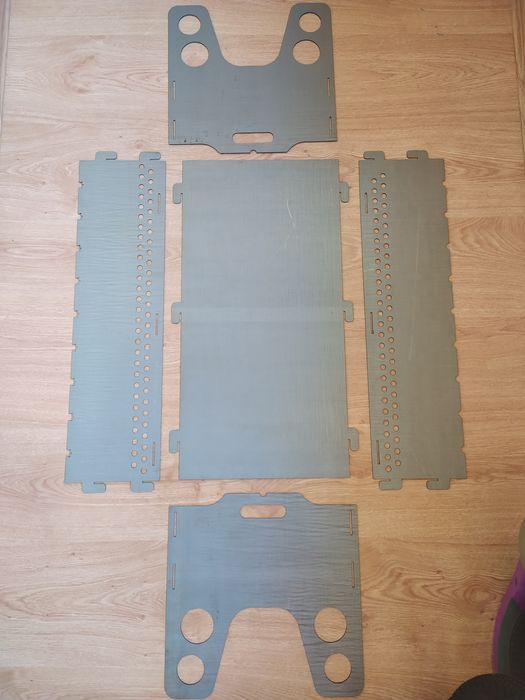 Мангал збірний (на 9 шомпурів) 2.5мм, 3мм, 4мм.