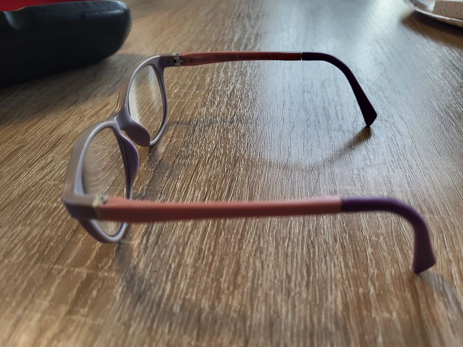 Okulary korekcyjne elastyczne oprawki dziewczęce 5-7 lat