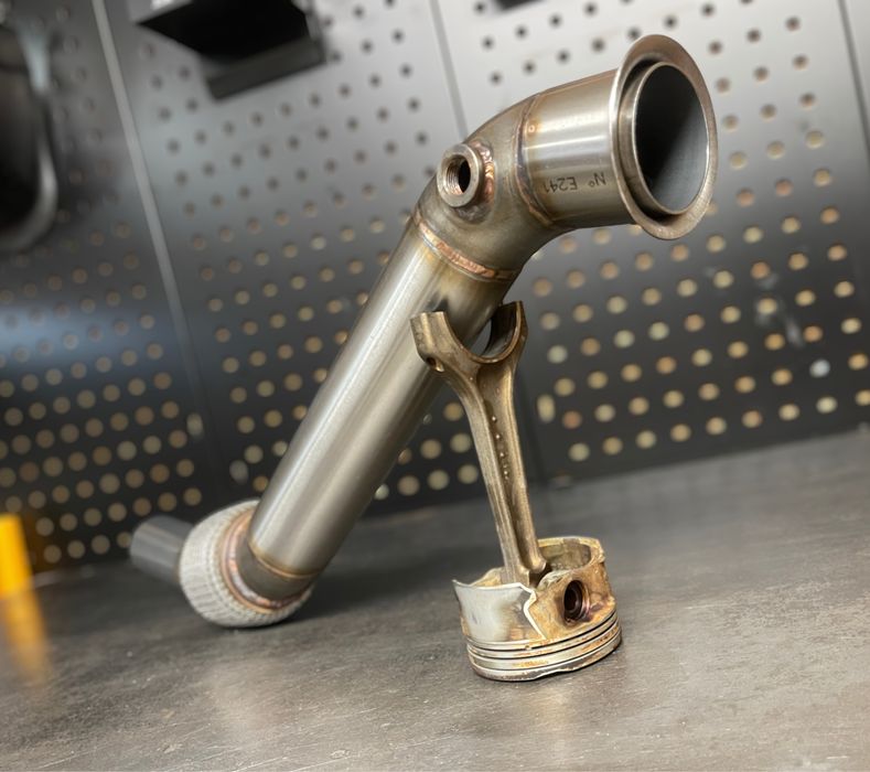 Downpipe 2,5” BMW e60, e61 n47 177km