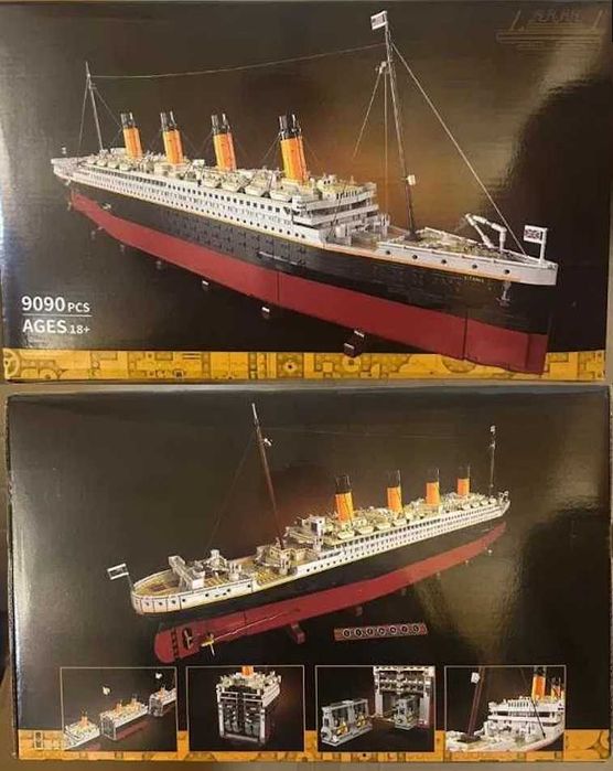 ‼️ В коробці ‼️ Конструктор як LEGO Титанік (10294), 9090 дет. 1,35 м