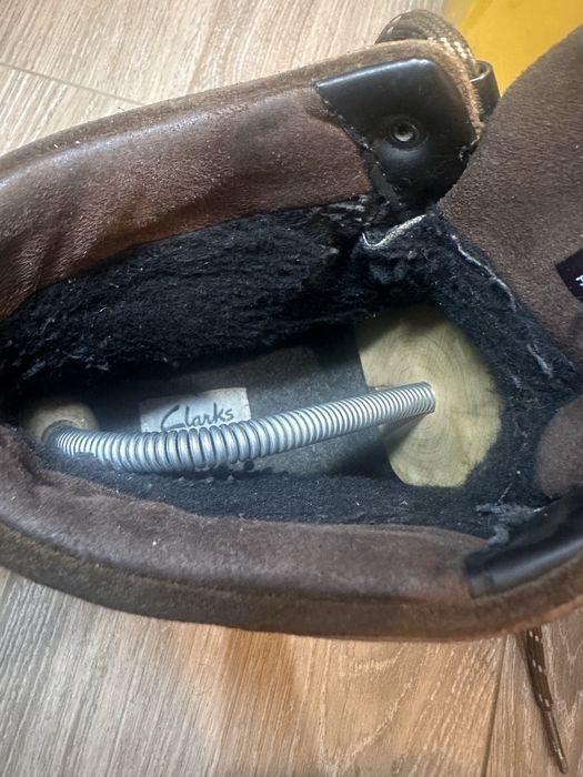 Ботинки Clarks Gortex Кожа Флис