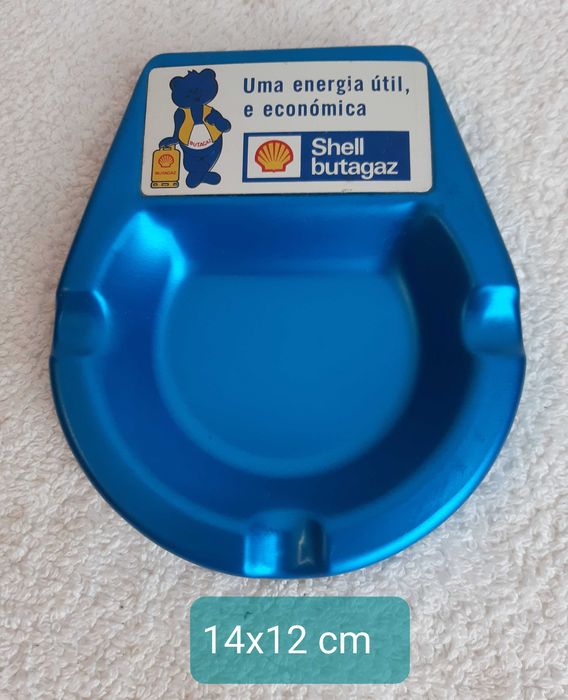 Antigo Cinzeiro Publicitário em alumínio