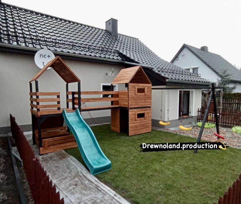 SUPER OFERTA! Plac zabaw wykonany kompleksowo! Montaż Gratis!Transport