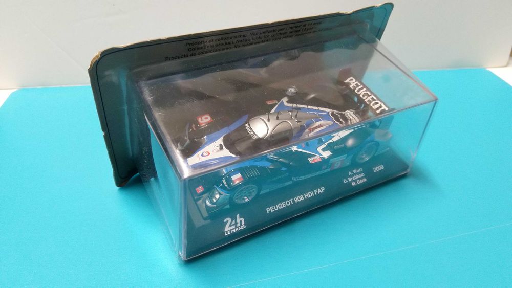 Peugeot 908 HDi FAP #9: Vencedor 24h Le Mans 2009 - Miniatura esc 1/43