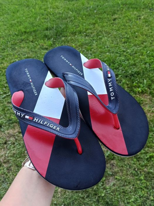 Tommy Hilfiger Flag Beach Sandal, logo, stan bdb