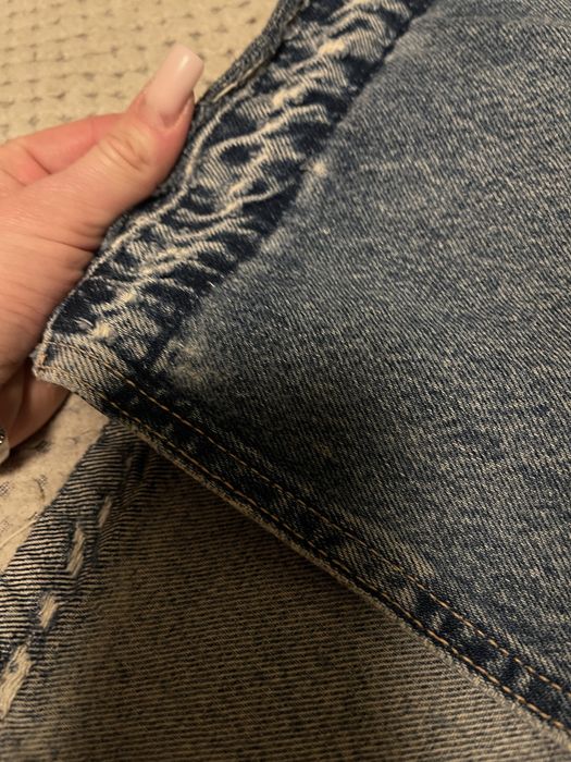 Довга джинсова спідниця