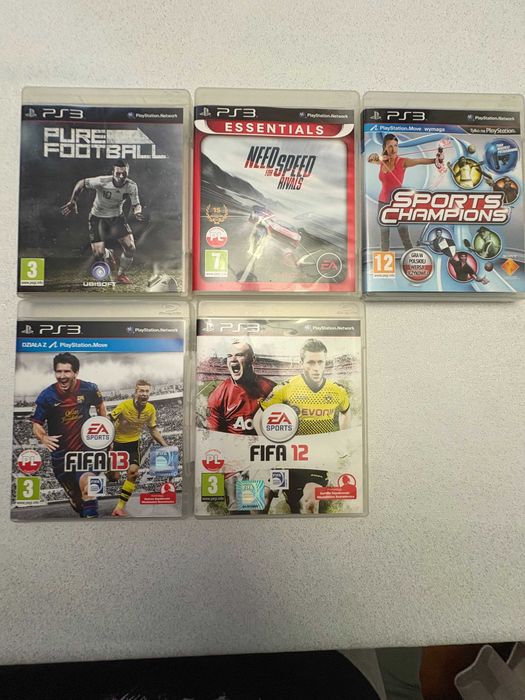 Gry PS3 + Kontroler Playstation move i  kamerka