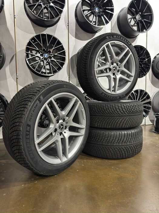 Оригінальні диски + зимова гума Michelin R19 на Mercedes E S Class W22
