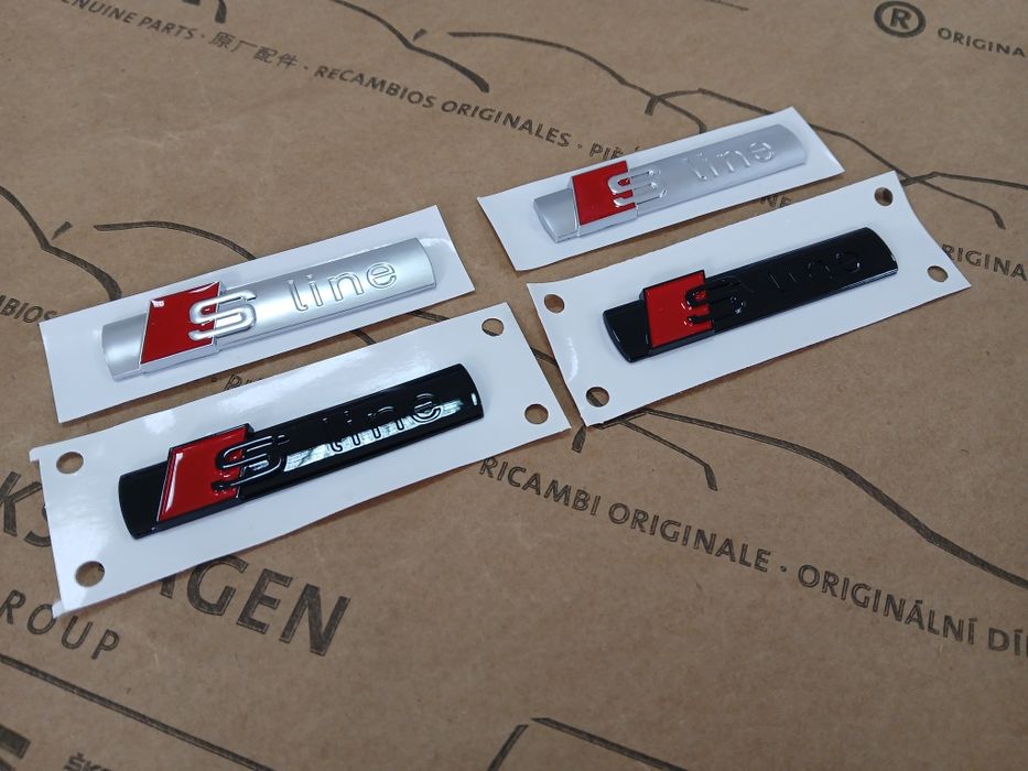 Емблема на крило Audi S-line A3 A4 A5 A6 A7 A8 Q3 Q5 Q7 Q8