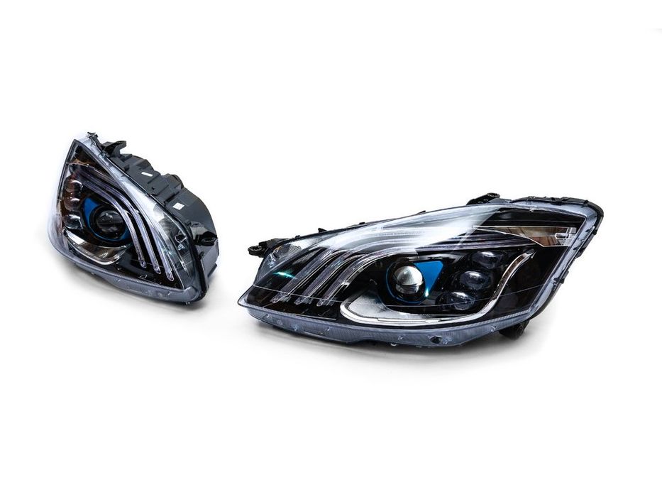 Mercedes W221 Рестайлінг фари (дизайн W222)