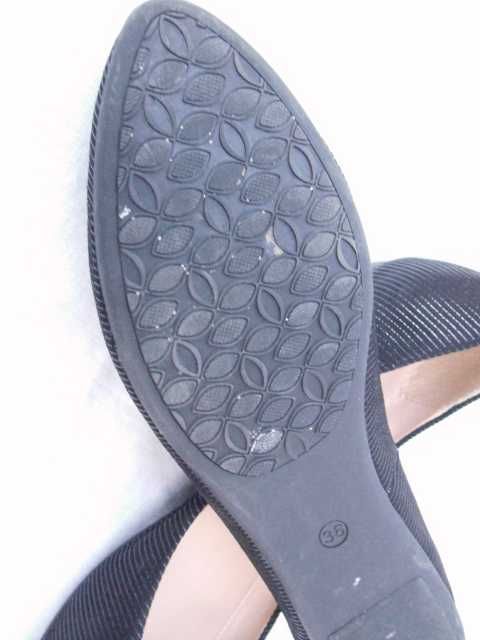 Prima Moda Primamoda skórzane zamszowe balerinki 36