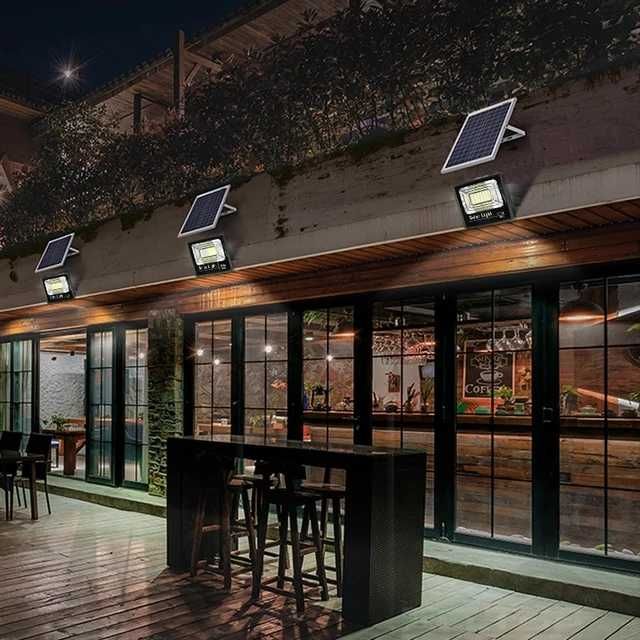 Holofote solar 60w novo