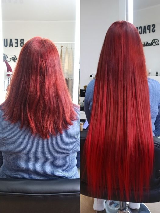 Нарощування натурального та біопротеїнового волосся