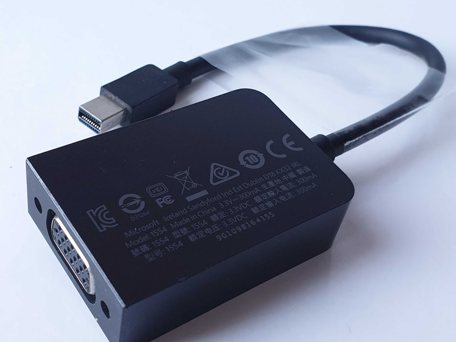 кабель Mini DisplayPort to  VGA Thunderbolt Microsoft Surface 1554  VGA HP 1.8м