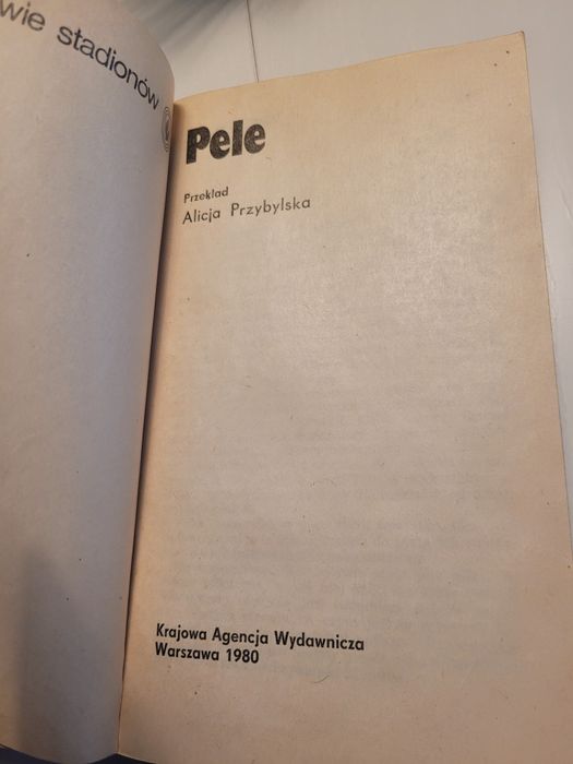 Pele Biografia przeklad Alicja Przybylska