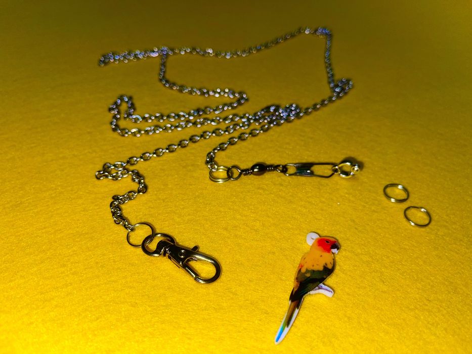 correntes para aves domesticadas  prqueno médio e grande porte.