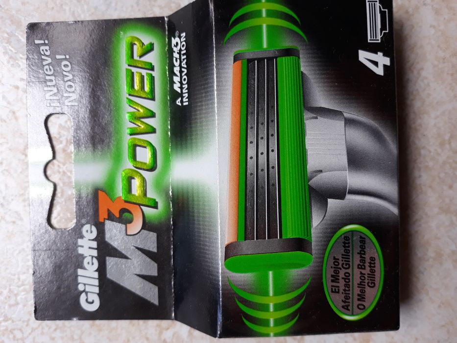 Mach 3 power carregador 4 unidades original