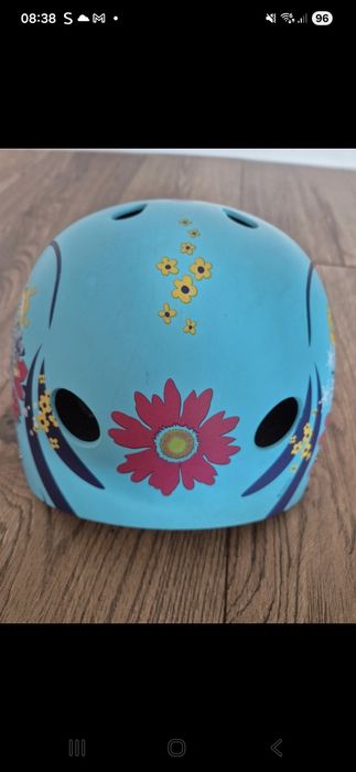 Kask rowerowy M dla dziewczynki