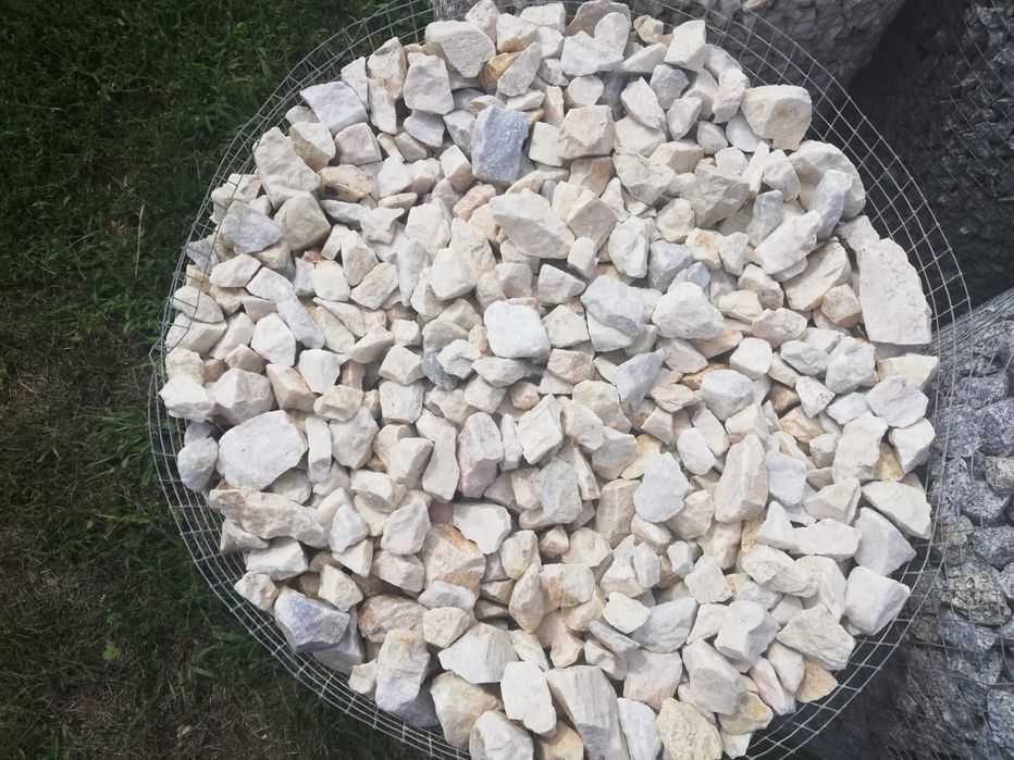 Biała Marianna grys biały kamień naturalny dolomit dostawa +głaz