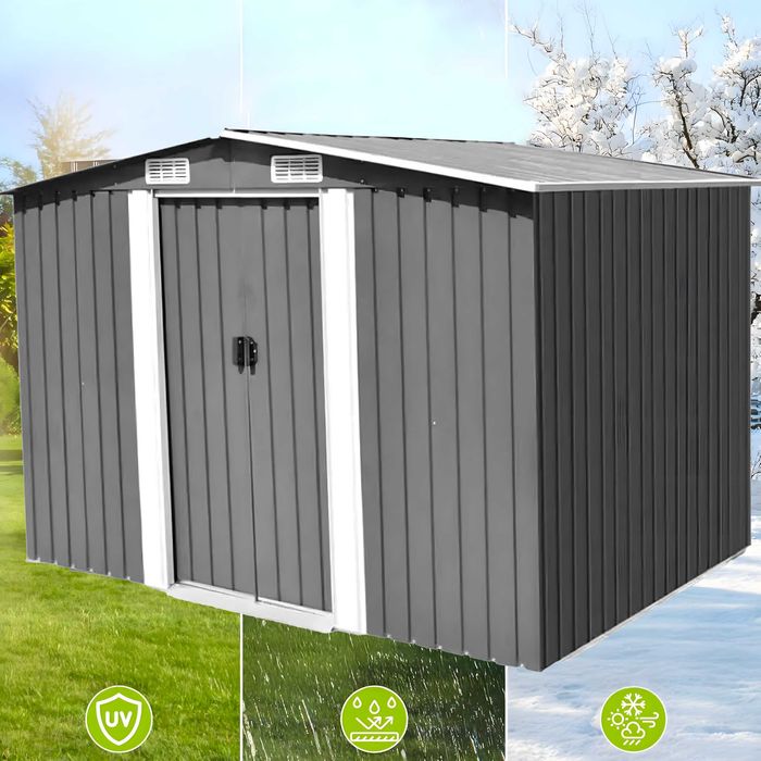 Domek Narzędziowy Schowek na Narzędzia Ogrodowy 8m2 !!! 277x299x192cm