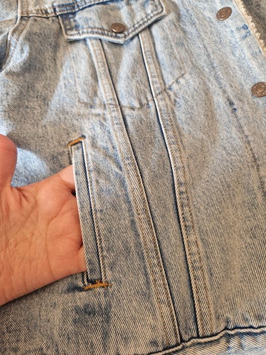 Blusão feminino de ganga em excelente estado