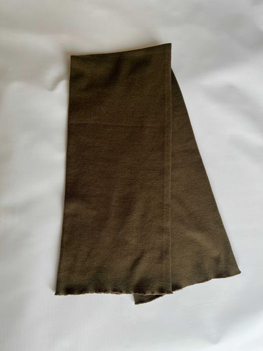 Khaki szal szalik uniseks dwuwarstwowy oliwkowy military Nowy 110 cm