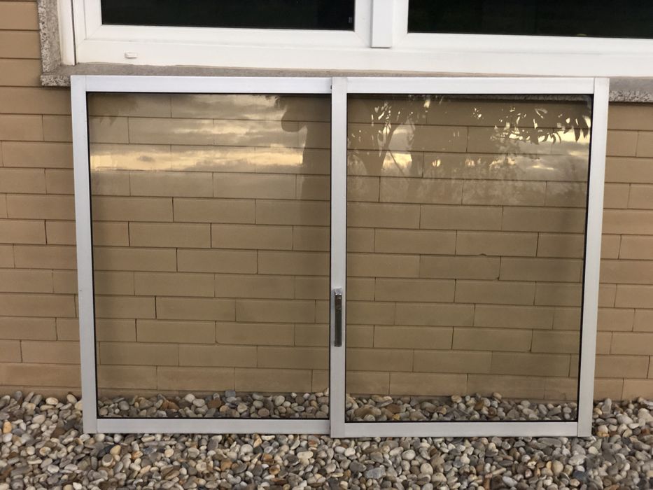Janela de Aluminio Vidro Simples s/ Aro