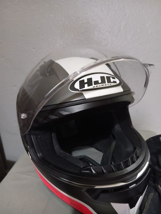 Capacete HJC S e casaco M