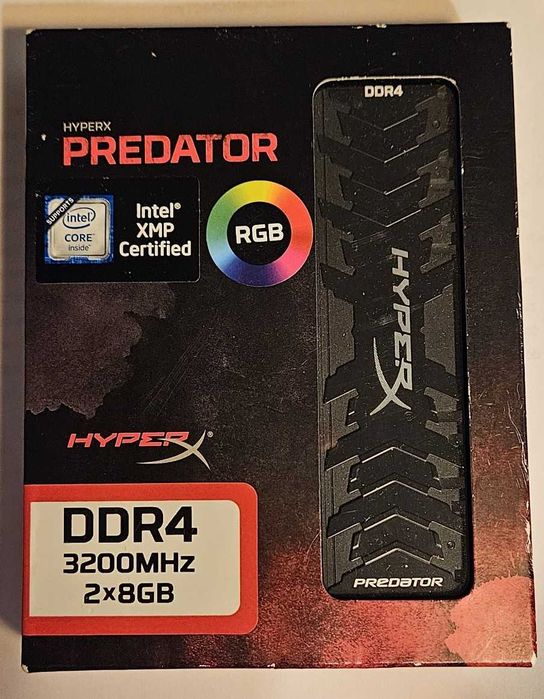 RAM HyperX Predator, DDR4 16GB (2x8GB) 3200MHz CL16 Warszawa Żoliborz ...