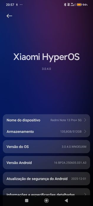 Telemóvel Xiaomi Redmi Note 13 Pro + 5G
