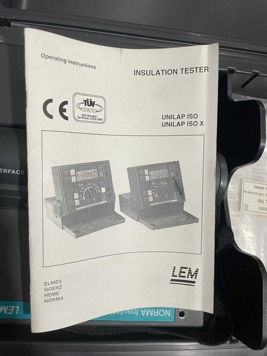 Testador tester de Isolamento UNILAP ISO 5kV (LEM/Norma) – Novo na Caixa