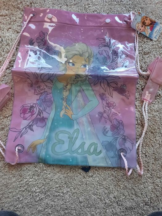 Saco bolsa com alças Frozen Disney nova com Etiqueta