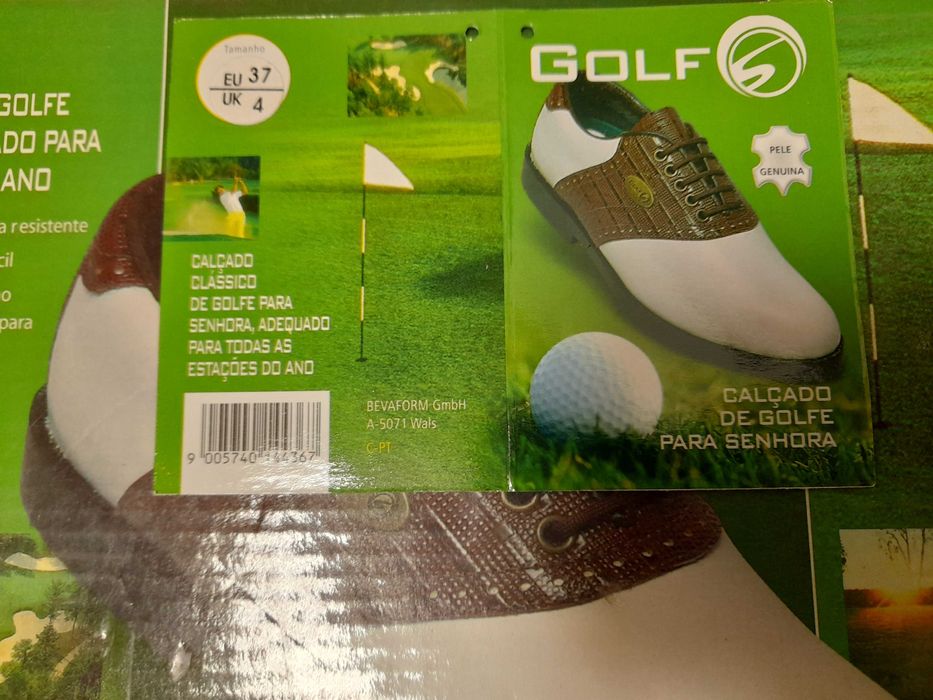 Sapato para Golfe Senhora 37 com caixa (Novos) - 20 € - Entrega Lx