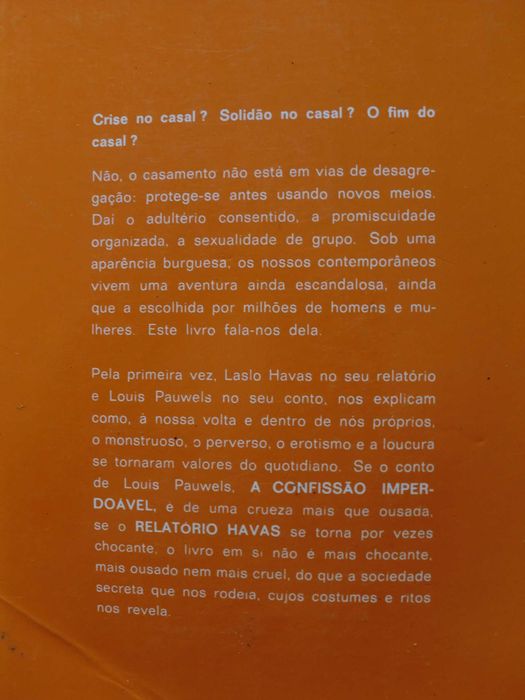 Os Últimos Dias da Monogamia
de Laslo Havas e Louis Pauwels