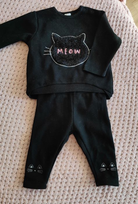 Zestaw spodnie i bluza dla dziewczynki  rozmiar 68 ciepły cool club sm