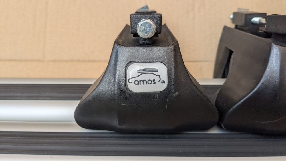Bagażnik dachowy Amos Alfa Aero. Belki dachowe. Belki aluminiowe 120 cm