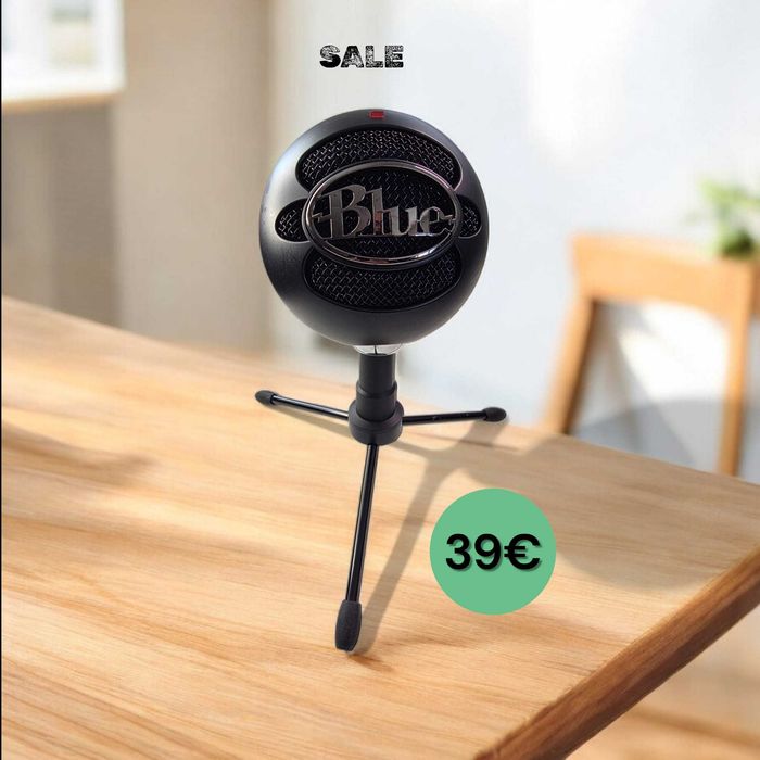 Blue Microphones Snowball ICE Microfone Gravação e Transmissão em PC