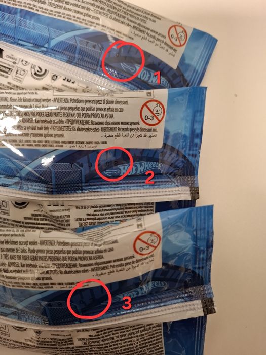 Hot Wheels - Mistery Models N1, N2 e N3