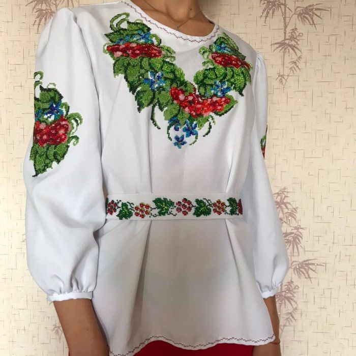 Вишиванка біссером  42-50