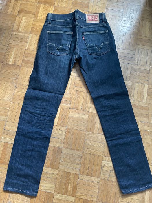 Spodnie Levi Strauss & Co granatowe