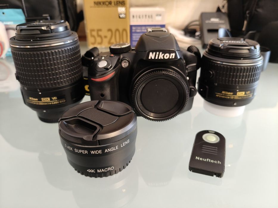 Nikon D3200 kit completo
