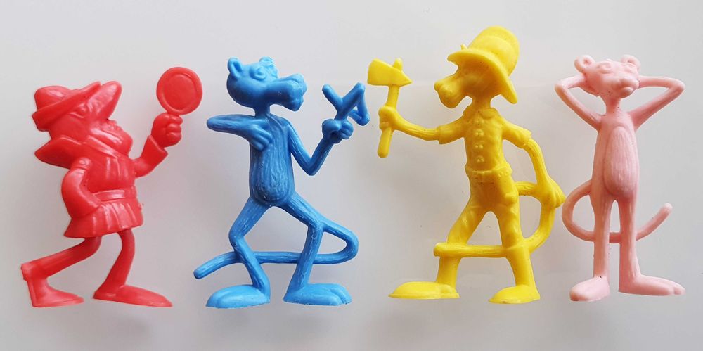 Antiga Coleção Completa ~ ”PINK PANTHER” ~ 12 Monocromáticos ~ Anos 80