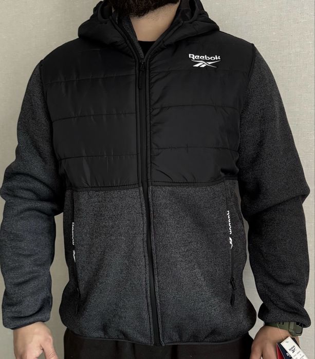XL Чорна Куртка Reebok нова оригінал з бірками з США