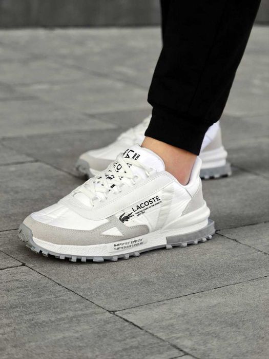 Кросівки чоловічі білі Lacoste Elite Active  White