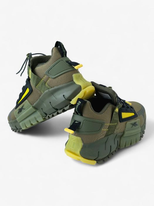 Жіночі - підліткові демісезонні термо кросівки Reebok Zig Kinetica Edge Khaki (37р/38р/39р/40р)