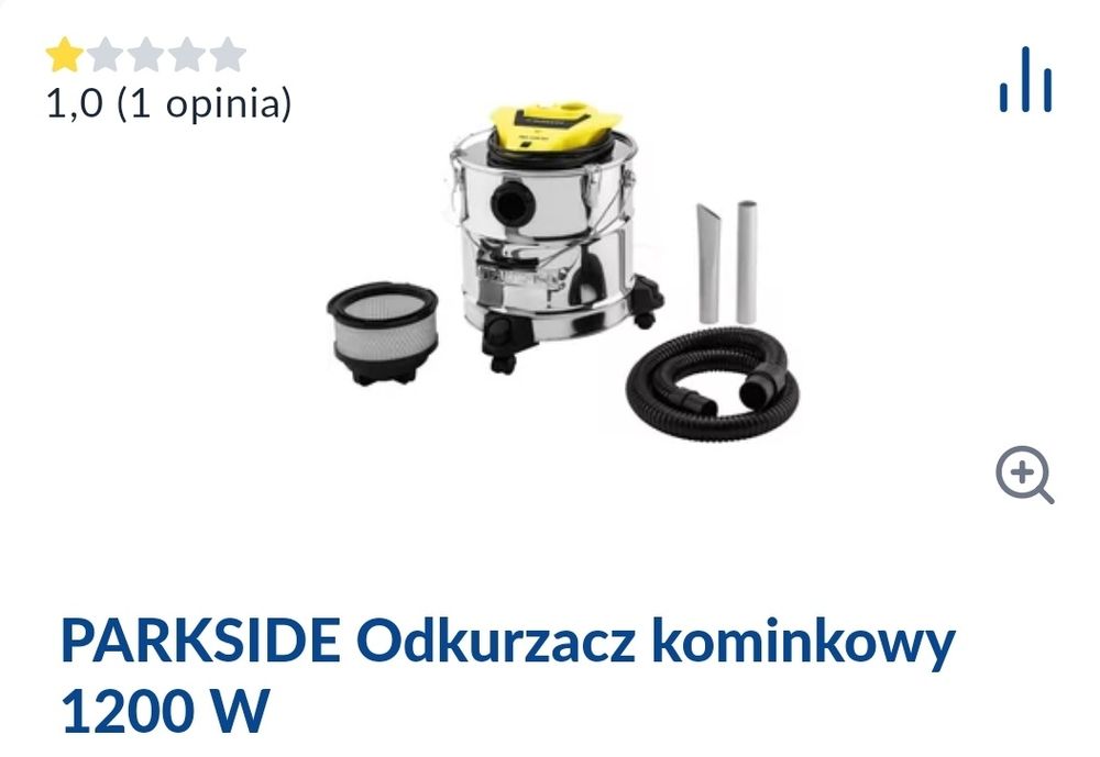 PARKSIDE Odkurzacz kominkowy