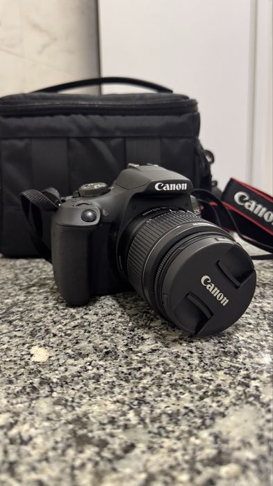 Camera Canon 2000D wifi nova com SD128Gb